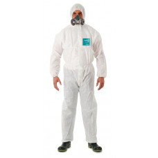 Ansell Disposable coverall Type 5/6 Ansell Alphatec 1800 Standard, white, size XL