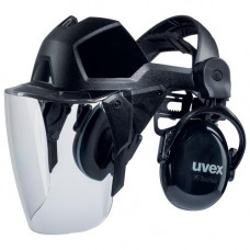 Uvex Faceguard Uvex Pheos with hearing protection (SNR:28), 52-64cm, SV excellence coating (Anti fog inside, anti scratch outside)