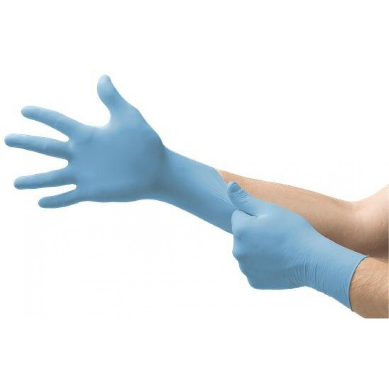 Ansell Disposable nitrile gloves Ansell TouchNTuff® 92-670, 100 pcs, 0,13mm thick, size M (7.5-8) blue