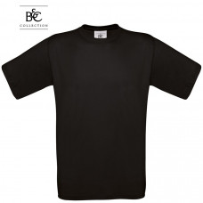 Pesso Marškinėliai B&C EXACT, juoda L
