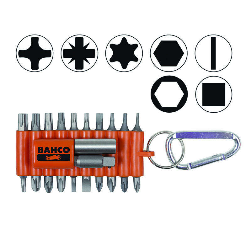 Bahco Bitu komplekts PH,PZ,Torx,SL 22gab