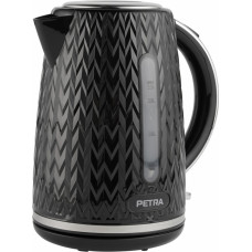 Petra PT3864BLKVDEEU10 Chevron Jug Kettle black