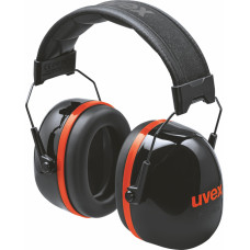 Uvex Earmuffs Uvex K30 SNR: 36dB, Black/Red Soft head band and foldable