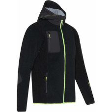 North Ways Fleece jacket North Ways Alder 1108 Black/Neon yellow, size L