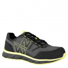 North Ways Low safety shoes North Ways Justin 7073, Black/Neon Yellow, size 40