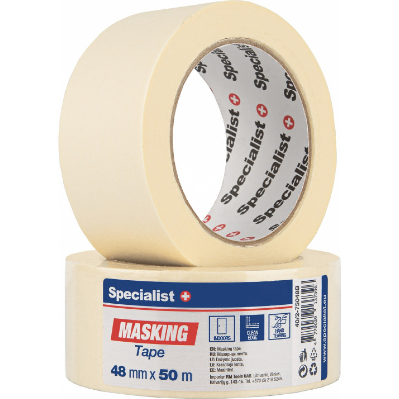 Specialist+ maskēšanas lente, 50 m x 48 mm