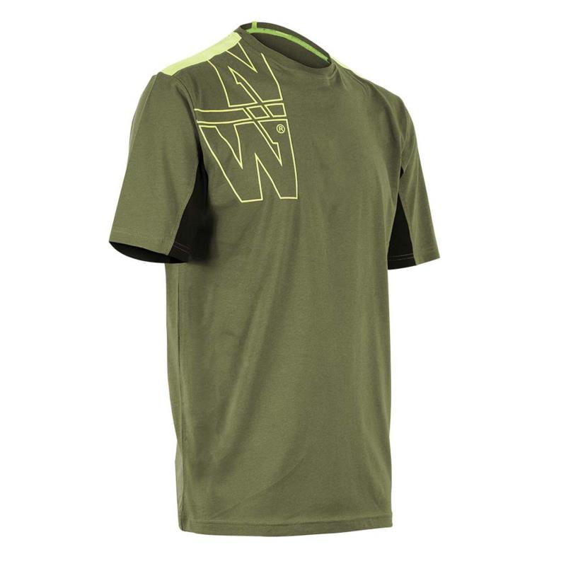 North Ways Darba T-krekls North Ways Peter 1210, Haki/Neona dzeltens, XXL izmērs
