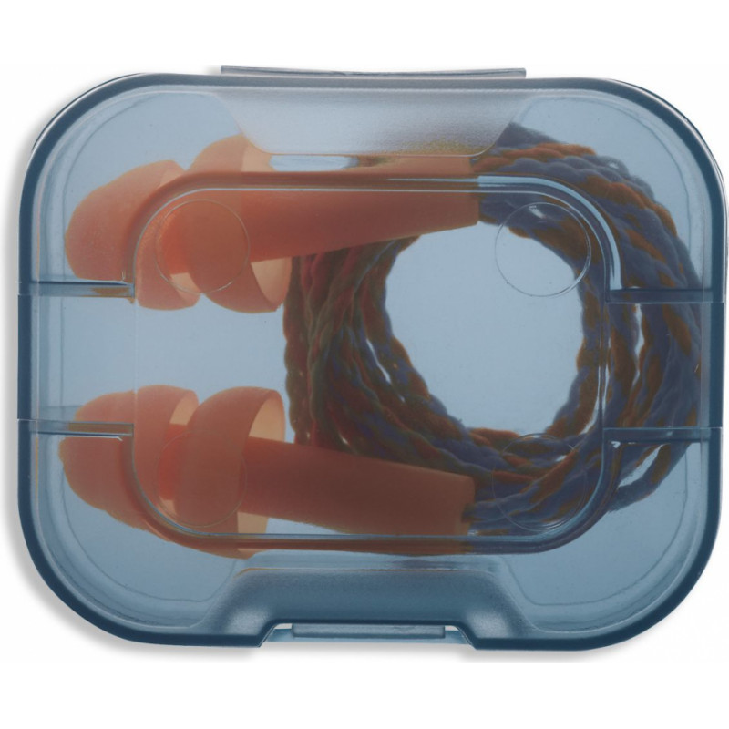 Uvex Reusable ear plugs with cord Uvex Whisper, orange, SNR 27dB, size S, in a plastic mini box