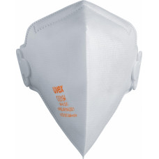 Uvex Face mask silv-Air classic 3200 FFP 2, folding mask without valve, white, 1 pcs packed