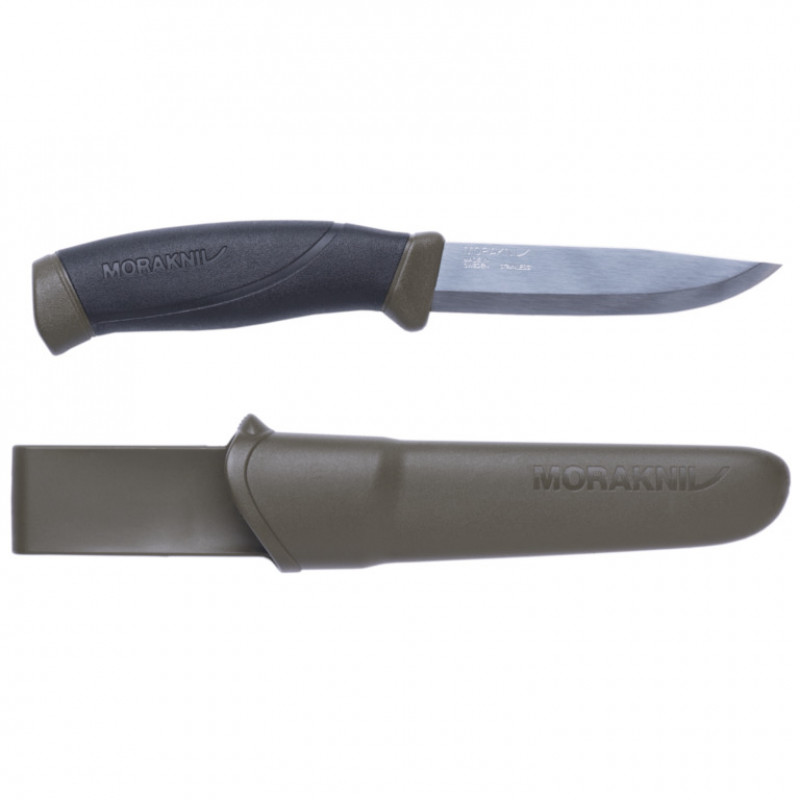 Morakniv ® Companion (S), Military Green, Stainless steel, blister