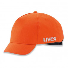 Uvex u-cap hi-viz orange 55-59 short brim