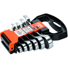 Bahco Combination stubby ratcheting wrench set 8-19mm 6pcs