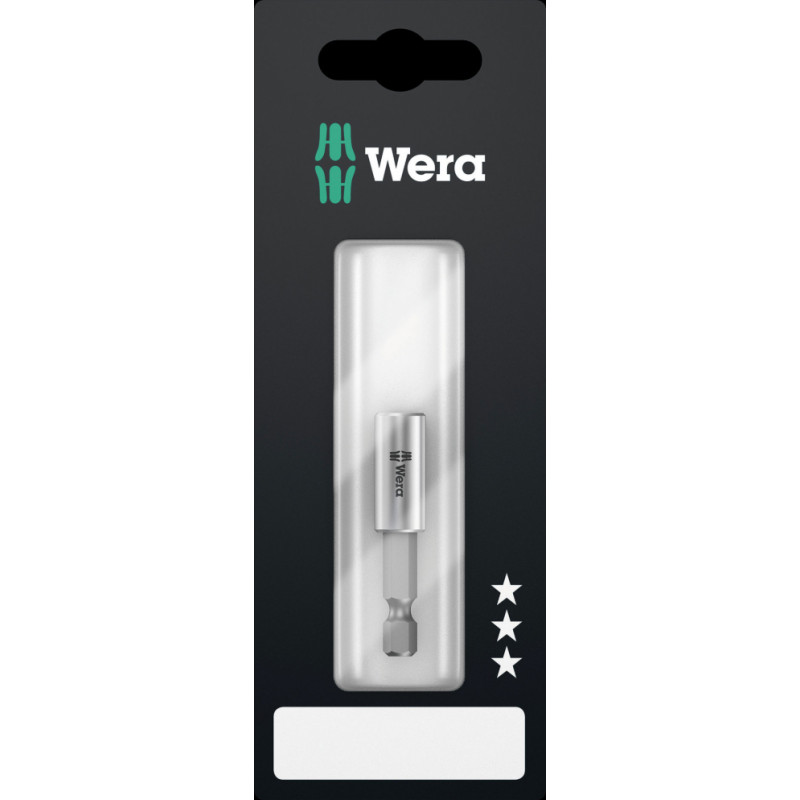 Wera universal bit holder 50mm, magnetic with retaining ring, 899/4/1, blister