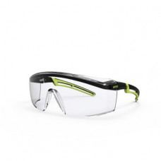 Uvex Safety glasses Uvex Astrospec 2.0, clear panorama lens, supravision excellence (anfi scratch, anti fog) coating,  black/lime