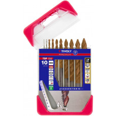 Tivoly Metal drill bit set 1-10mm, 