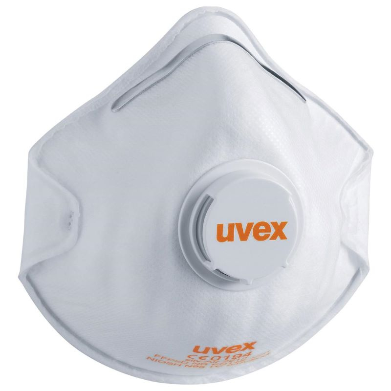 Uvex Respirātors Silv-Air, FFP2, Ar Vārstu, 3 gab, retail