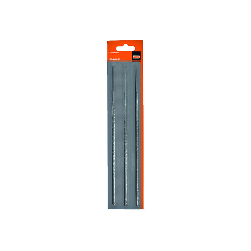 Bahco Zāģa ķēžu asināšanas vīle 4,8 mm 3 gab