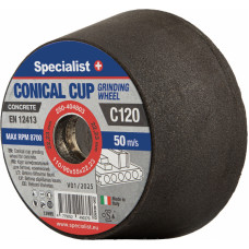 Specialist+ konusveida kauss slīpripas C120, 110/90x55x22,23 mm