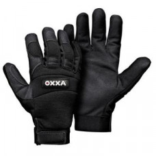 Oxxa darba cimdi mehāniķu stilā X-Mech 51-600, sintētiskā āda, velkro klipsis, izmērs 9/L