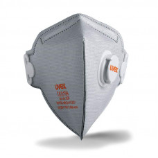 Uvex Face mask Uvex silv-Air classic 3220 FFP2 foldable  with valve, with carbon layer