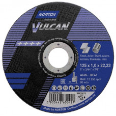 Norton Cutting disc Norton Vulcan 41-125X1.0X22.2-A60S