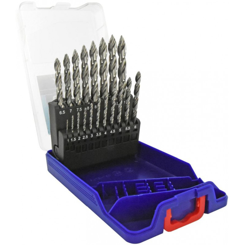 Tivoly Metal drill bit set 1-10mm, 