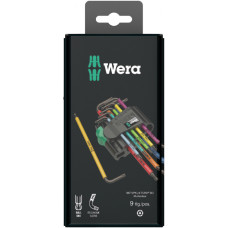 Wera TORX® L-atslēgu komplekts, daudzkrāsainas BO atslēgas pret-viltojumu TORX® skrūvēm