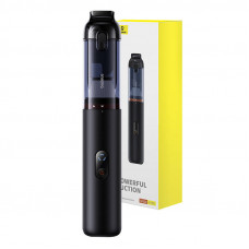 Baseus Bezvadu putekļsūcējs automašīnai 130 W (16000Pa) A5, melns