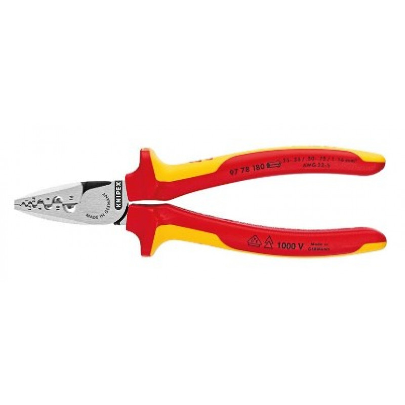 Knipex Gofrētās knaibles gala atlokiem 97 78 180 KNIPEX