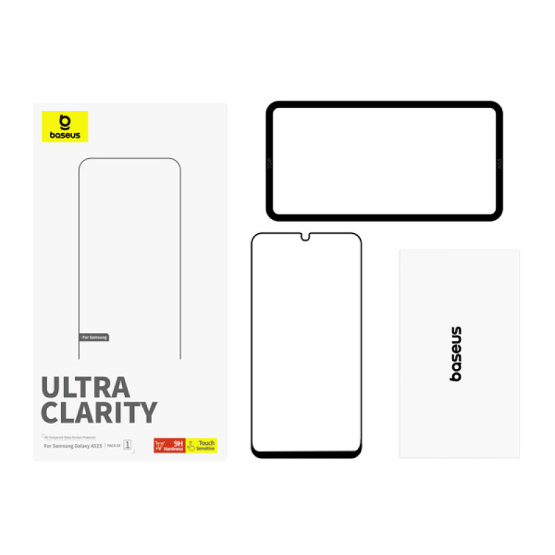 Baseus Rūdīta stikla aizsargstikls Baseus Screen Protector Diamond priekš Samsung A52S