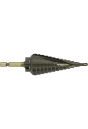 Tivoly HSS step drill bit - TiAlN coated - Helical - Split point - Hexa shank (Hanging box) / ØMin/Max : 4/30