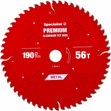 Specialist+ griešanas disks Aluminium 190x56Tx30mm