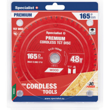 Specialist+ griešanas disks Cordless 165x48Tx20mm