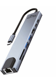 Media-Tech MT5046 8in1 USB-C LAN HUB PRO