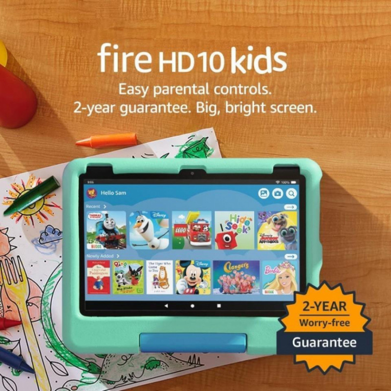 Amazon Fire HD10 Kids 13 Gen 32GB 10,1 Green