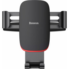 Baseus Metal Age Gravity Car Mount (CD versija), melns, melns