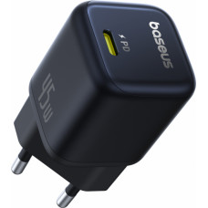 Baseus Sienas ātrais lādētājs PicoGo GaN 45W USB-C QC PD, melns