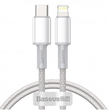 Baseus Kabelis USB C kontaktdakša uz iP Lightning 20W 1m balts Baseus