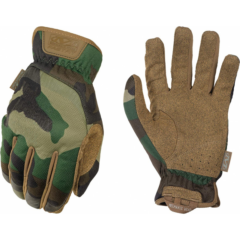 Mechanix Wear Gloves Mechanix FastFit® Woodland Camo M 0.6mm palm, touch screen capable