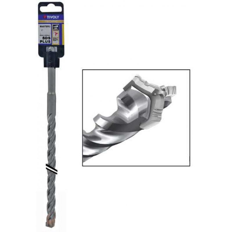 Tivoly SDS+ urbis dzelzbetonam Technic Master 3 griežņu galva | Ø5,5*110*50mm