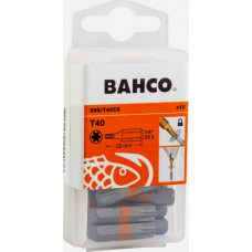 Bahco Bits Torx T40x25mm, conical. color coded, 10pcs
