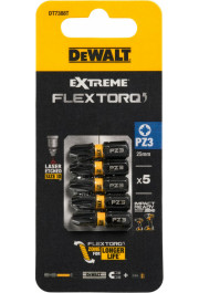 Dewalt Skrūvgrieža uzgaļi FLEXTORQ PZ3, 25 mm, DeWALT, 5 gab.
