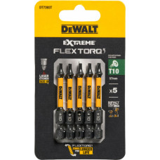Dewalt FLEXTORQ skrūvgriežu uzgaļi T10 57 mm, DeWALT, 5 gab.