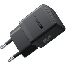Baseus Sienas ātrais lādētājs Palm 30W USB-C QC3.0 PD3.0, melns