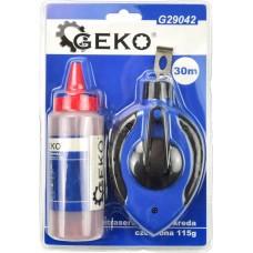 Geko Krita marķieris, 115 g sarkans + 30 m aukla, GEKO