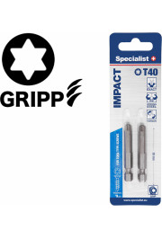 Specialist+ antgalis TORX GRIP T40, 50mm, 2 vnt.
