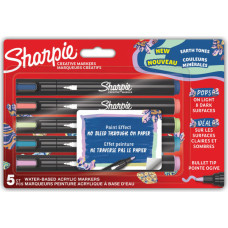 Sharpie Radošo marķieru komplekts, apaļš gals, SHARPIE, 5 gab