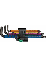 Wera L-key set, metric, BlackLaser950 SPKL/9 SM N Multicolour