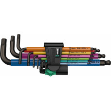 Wera L-key set, metric, BlackLaser950 SPKL/9 SM N Multicolour