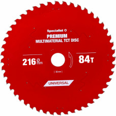 Specialist+ griešanas disks Multimaterial 216x30x84T